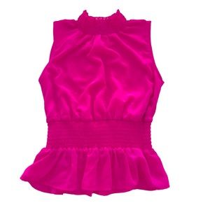 Beautiful pink juniors tank blouse